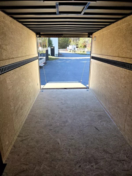 New 2026 7x16 extra height enclosed cargo trailer black out with e trac - Anvil Trailers