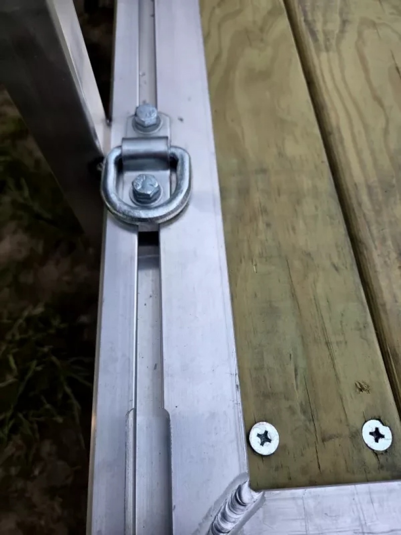 New 2025 5x8 aluminum utility trailer with aluminum wheels - Nitro