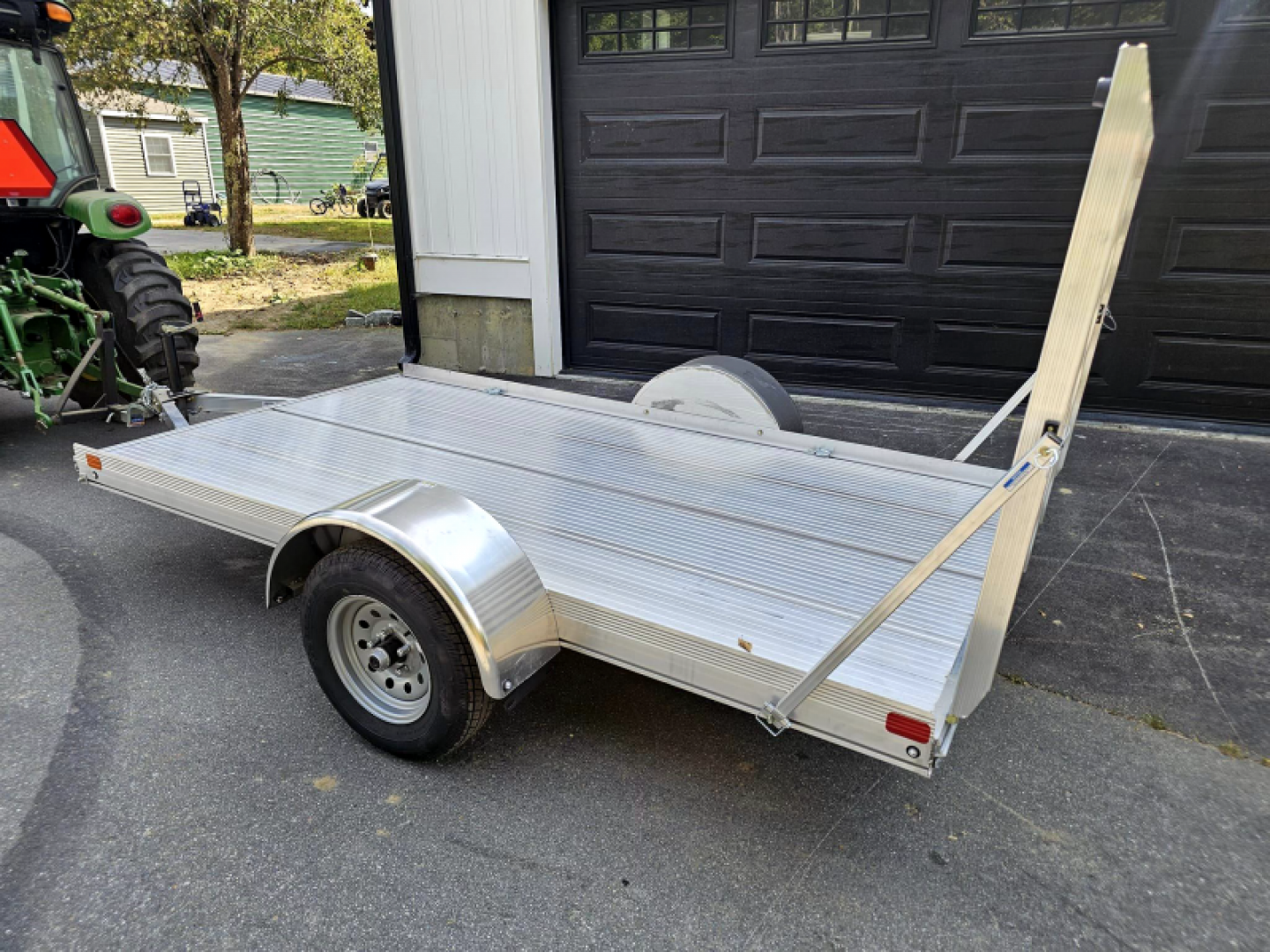 New 2025 5.5x10 aluminum utility trailer with aluminum floor - High Country Trailers