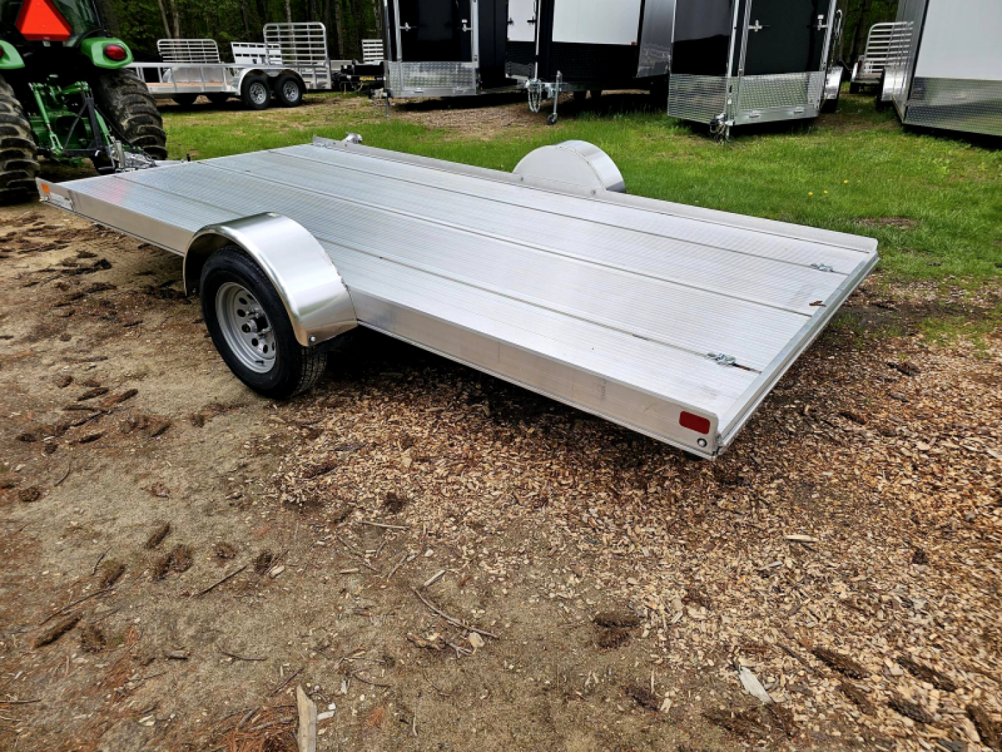 New 2024 7x14 Tilt utility trailer all aluminum - High Country Trailers