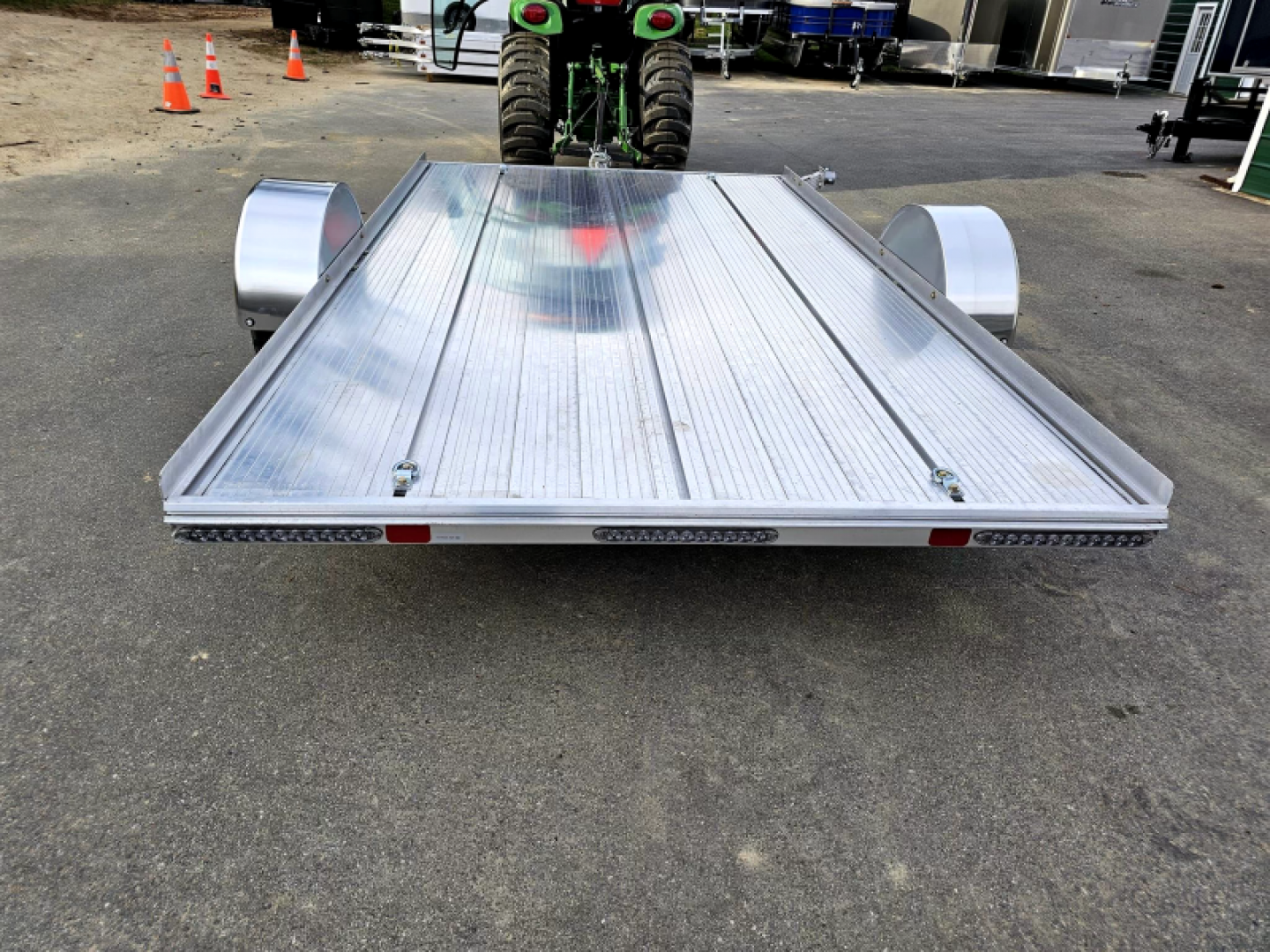 New 2024 7x12 flex haul tilt utility trailer all aluminum - High Country Trailers