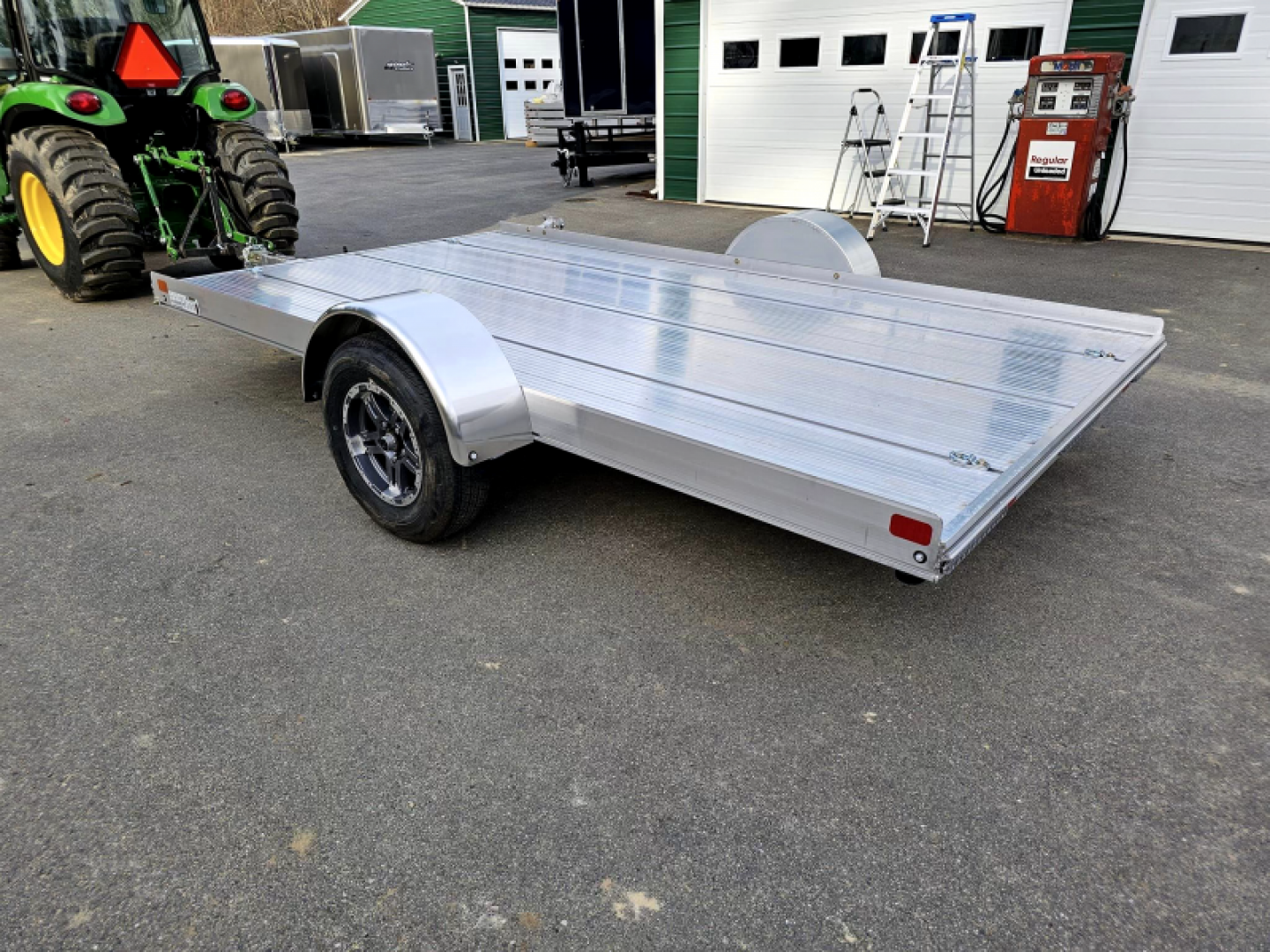 New 2024 7x12 flex haul tilt utility trailer all aluminum - High Country Trailers