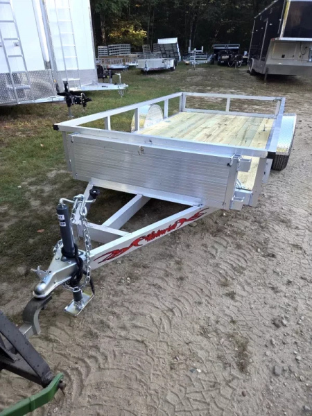 New 2026 6x12 aluminum utility trailer with ramps - Wolverine
