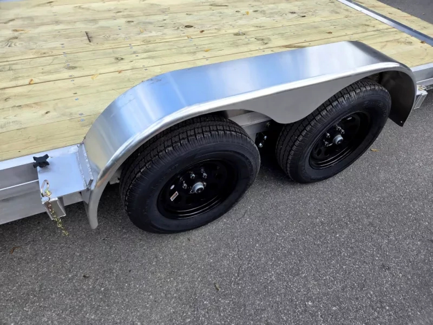 New 2026 7x16 aluminum car haler flat bed trailer 7000lb gvwr - High Country Trailers
