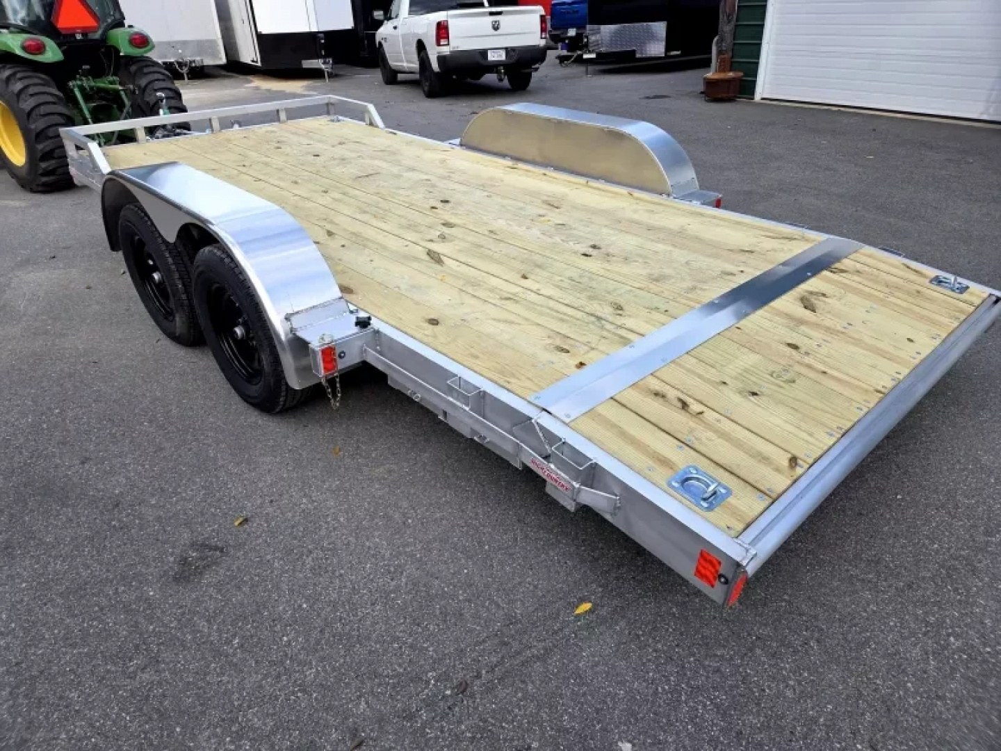 New 2026 7x16 aluminum car haler flat bed trailer 7000lb gvwr - High Country Trailers