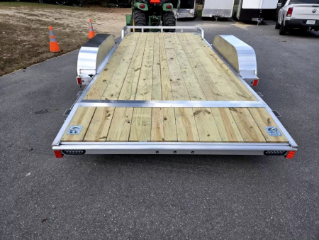 New 2026 7x16 aluminum car haler flat bed trailer 7000lb gvwr - High Country Trailers
