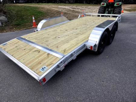 New 2026 7x16 aluminum car haler flat bed trailer 7000lb gvwr - High Country Trailers