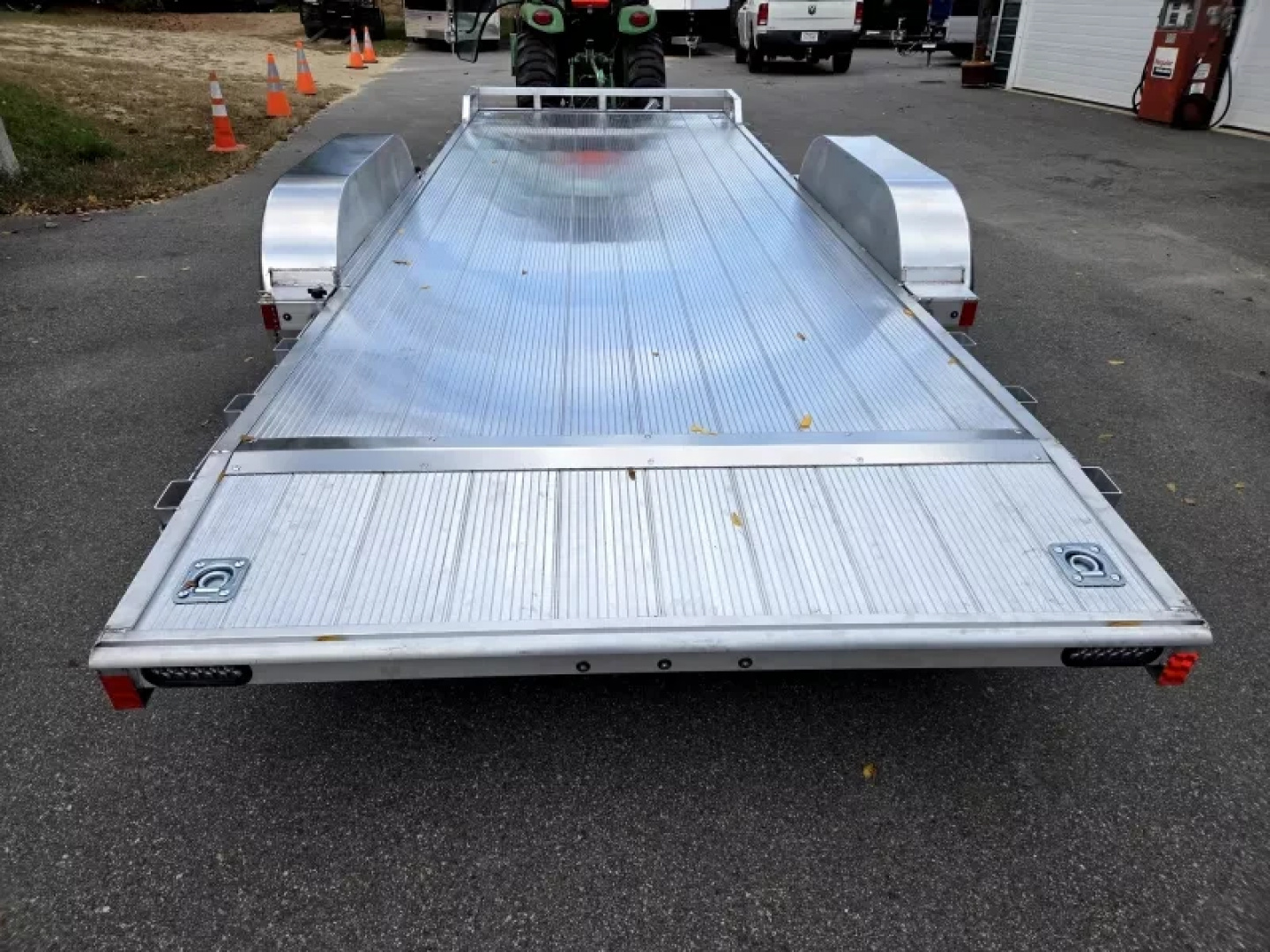New 2026 7x20 aluminum car hauler flat bed utility trailer aluminum deck - High Country Trailers