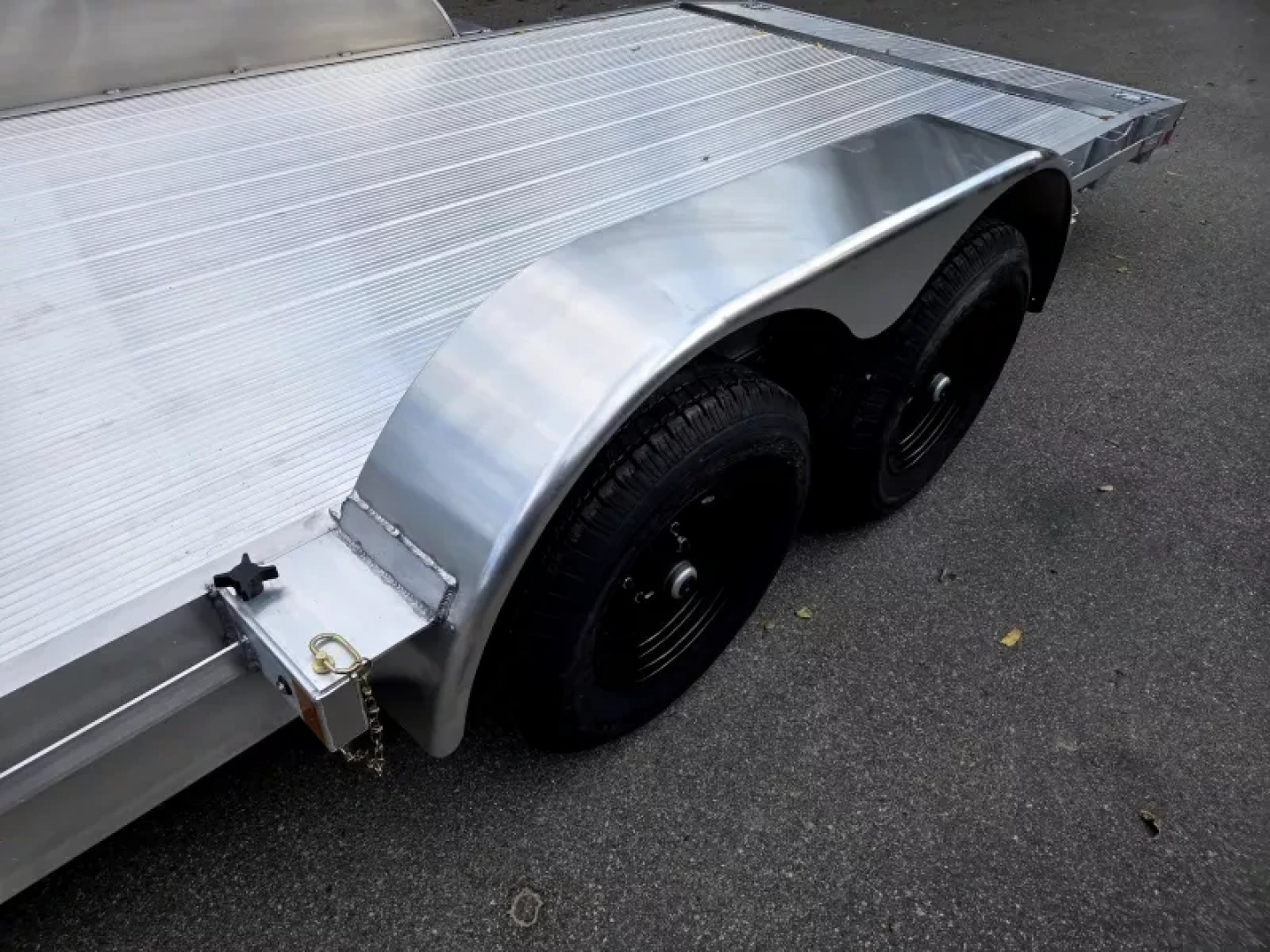 New 2026 7x20 aluminum car hauler flat bed utility trailer aluminum deck - High Country Trailers