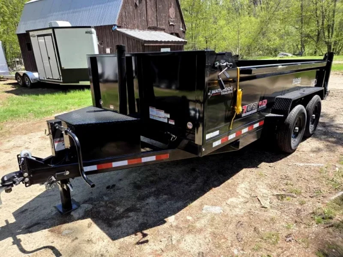 New 2025 7x14 Commercial grade dump trailer 14,000lb gvwr - Watchdog