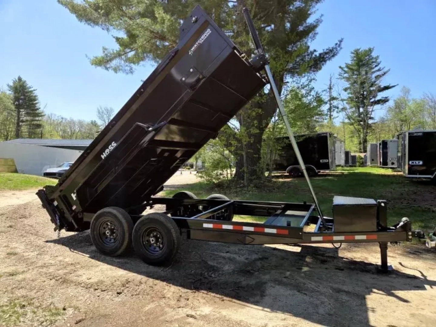 New 2025 7x14 Commercial grade dump trailer 14,000lb gvwr - Watchdog