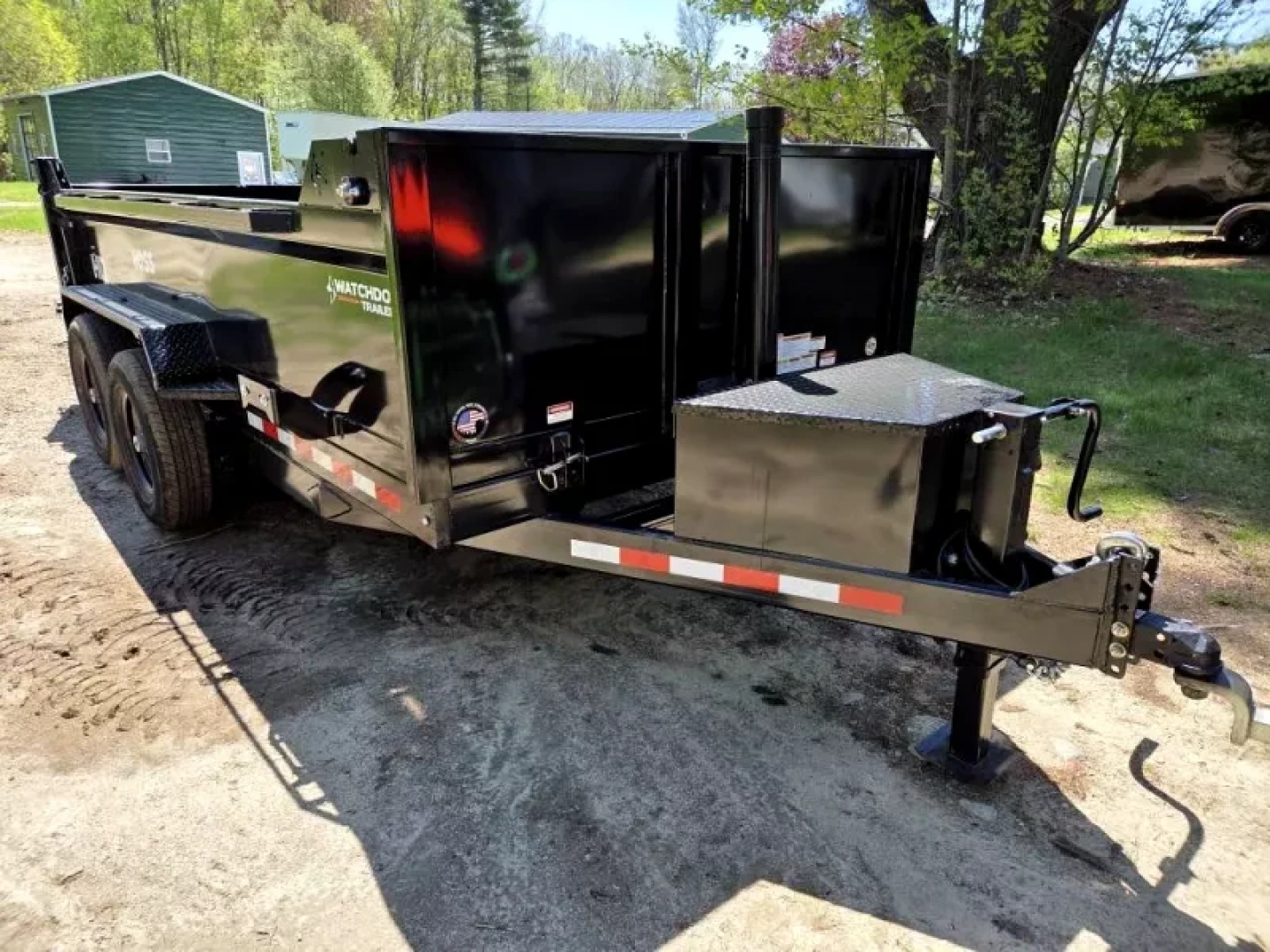 New 2025 7x14 Commercial grade dump trailer 14,000lb gvwr - Watchdog