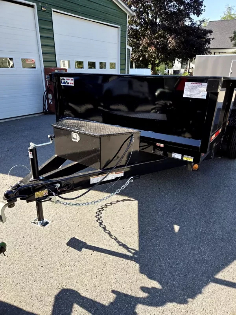 New 2026 7x14 14,000lb gvwr dump trailer with 2 foot sides - Quality Steel & Aluminum Products, LLC