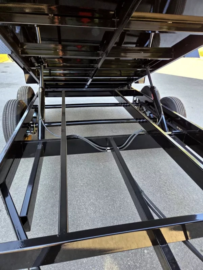 New 2026 7x14 14,000lb gvwr dump trailer with 2 foot sides - Quality Steel & Aluminum Products, LLC