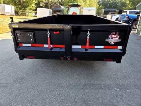 New 2026 7x14 14,000lb gvwr dump trailer with 2 foot sides - Quality Steel & Aluminum Products, LLC