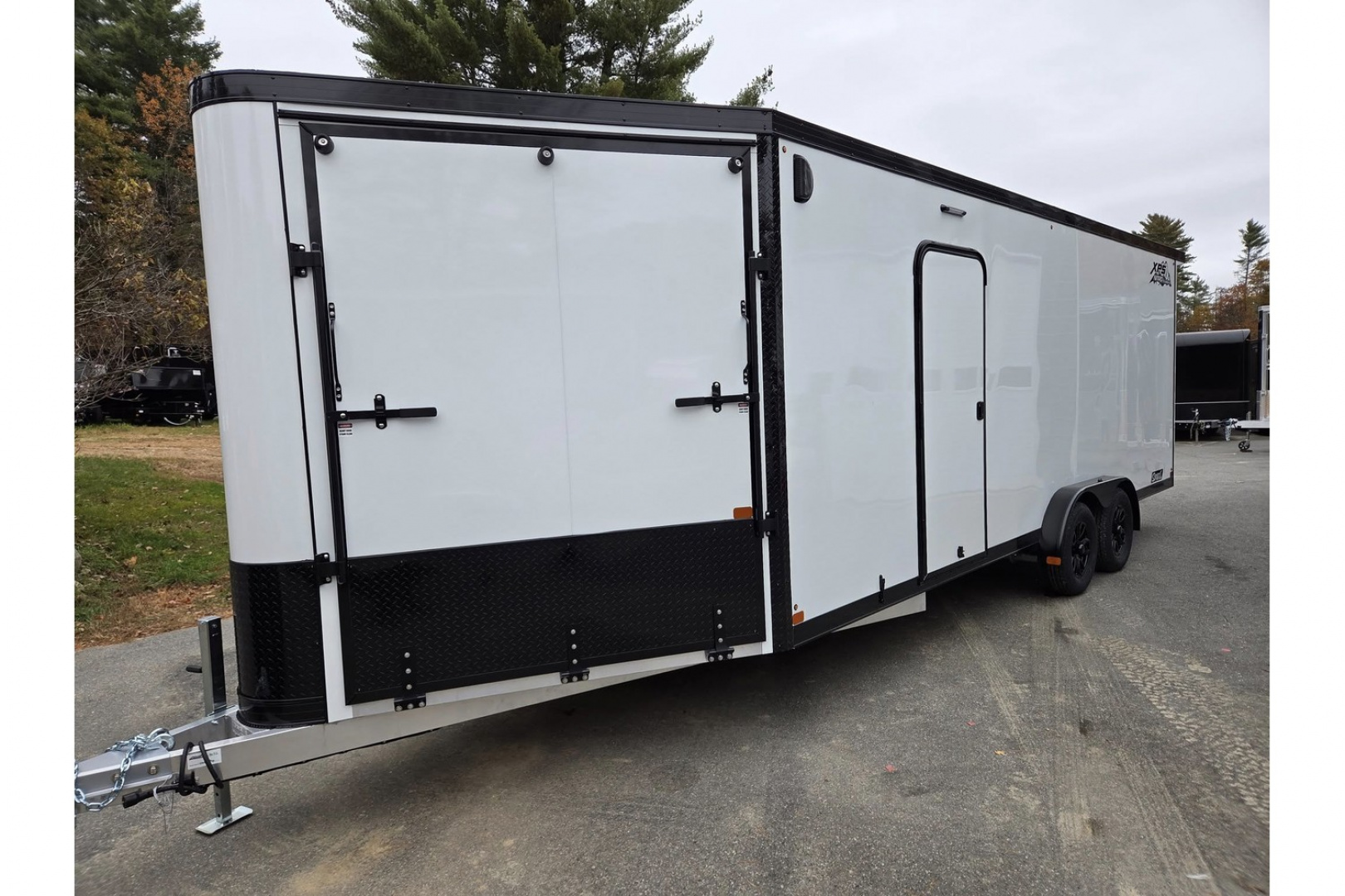 New 2026 7.5x22 Xps 4 place aluminum snowmobile trailer extra height will fit sxs utvs - Nitro