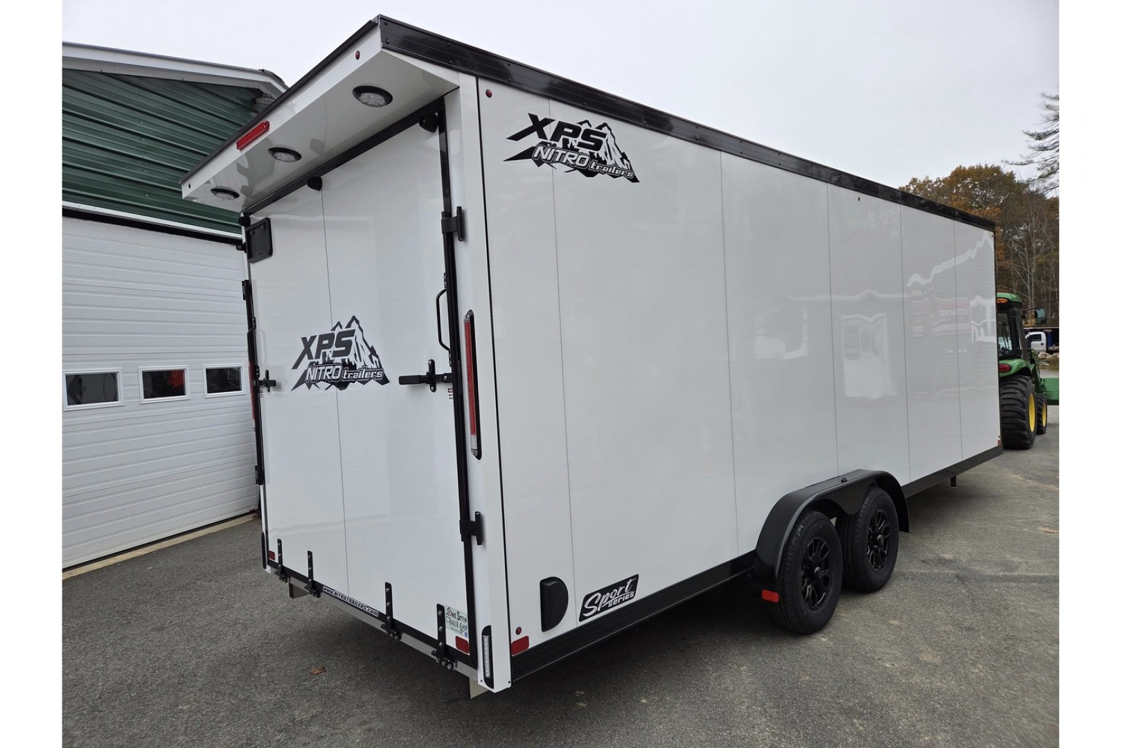 New 2026 7.5x22 Xps 4 place aluminum snowmobile trailer extra height will fit sxs utvs - Nitro