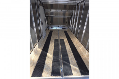 New 2026 66X12 SINGLE PLACE ALUMINUM SNOWMOBILE TRAILER GALVANIZED AXLE - Nitro