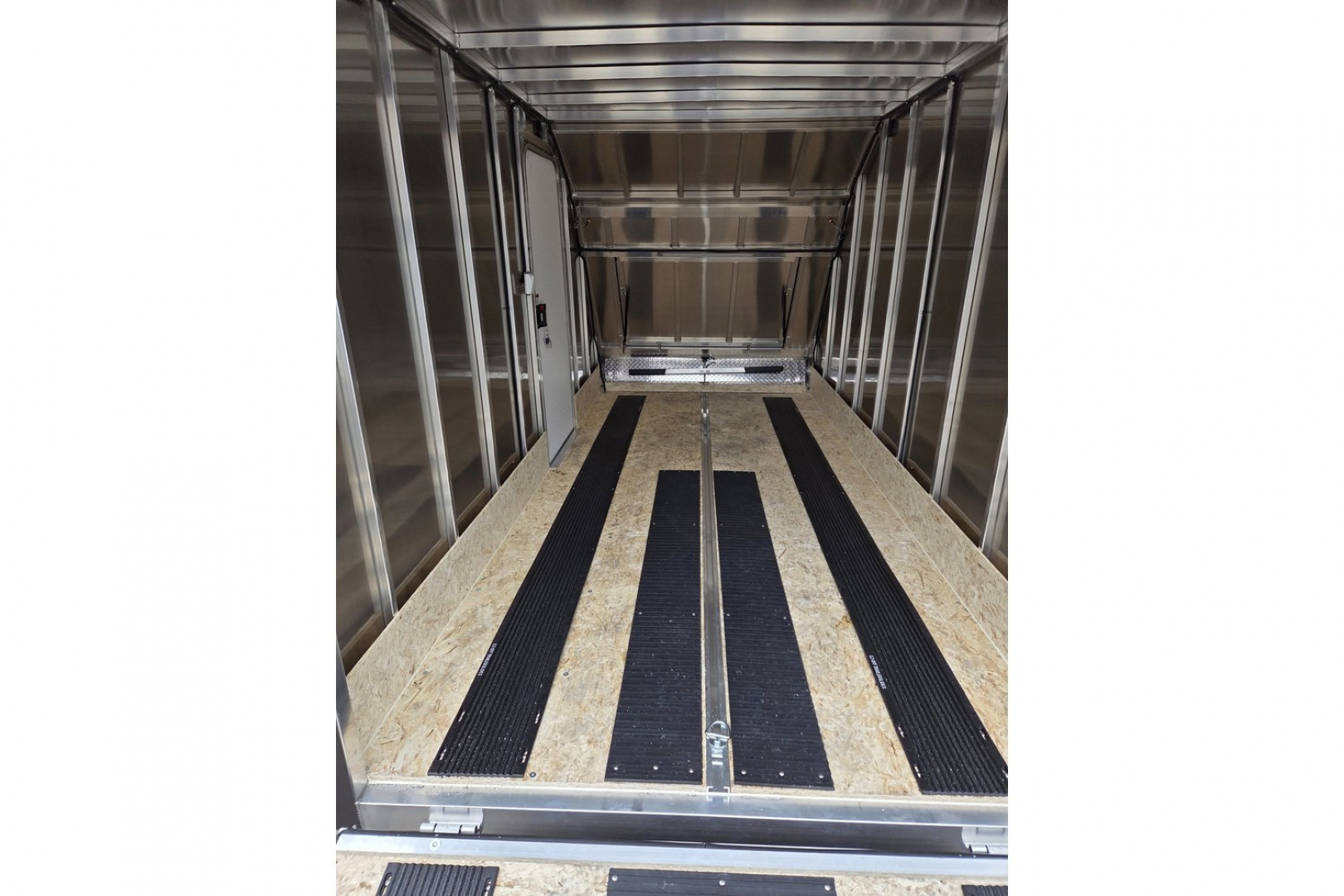 New 2026 66X12 single place aluminum snowmobile TRAILER GALVANIZED AXLE - Nitro