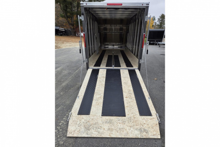 New 2026 66X12 single place aluminum snowmobile TRAILER GALVANIZED AXLE - Nitro