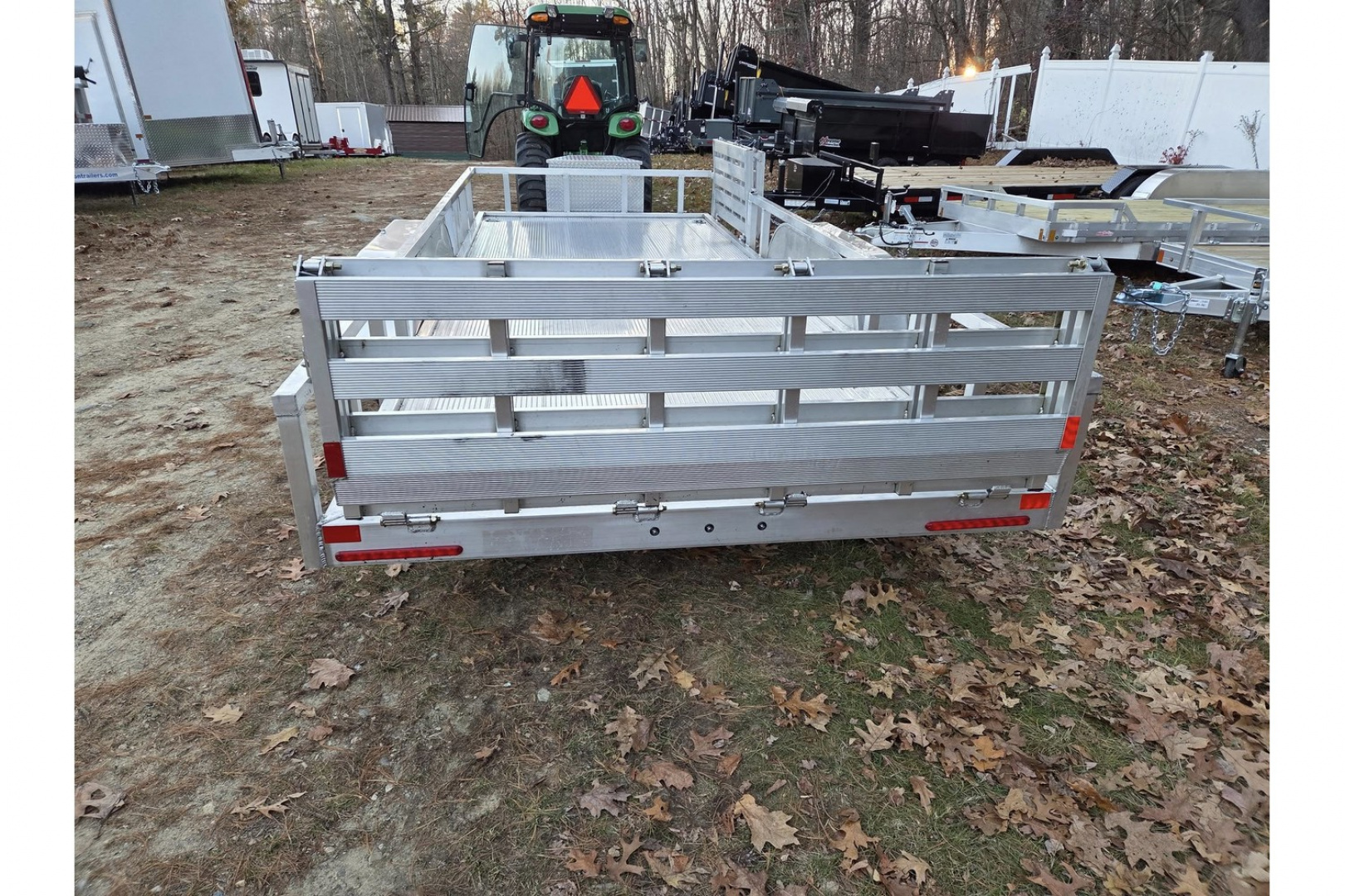 New 2026 6.5X18 ALUMINUM UTILITY TRAILER WITH ALUMINUM FLOOR & BI FOLD GATES - High Country Trailers