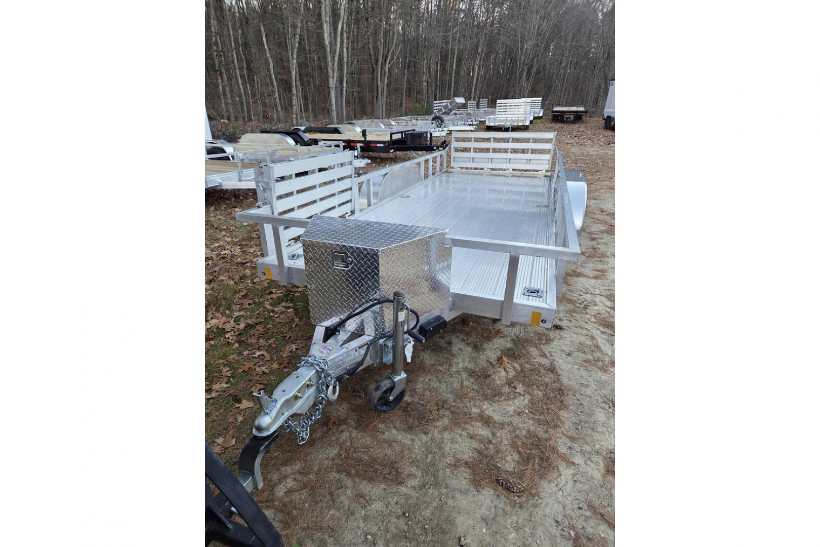 New 2026 6.5X18 ALUMINUM UTILITY TRAILER WITH ALUMINUM FLOOR & BI FOLD GATES - High Country Trailers