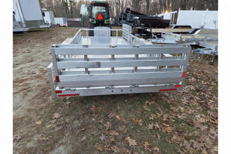 New 2026 6.5X18 ALUMINUM UTILITY TRAILER WITH ALUMINUM FLOOR & BI FOLD GATES - High Country Trailers