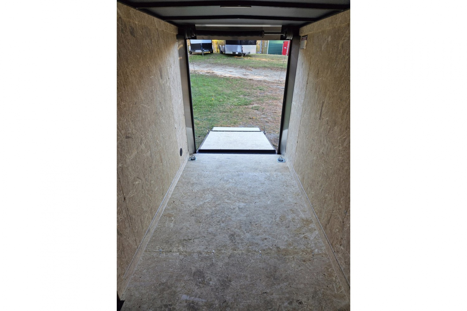 New 2026 5x10 enclosed cargo trailer with black out package - Covered Wagon