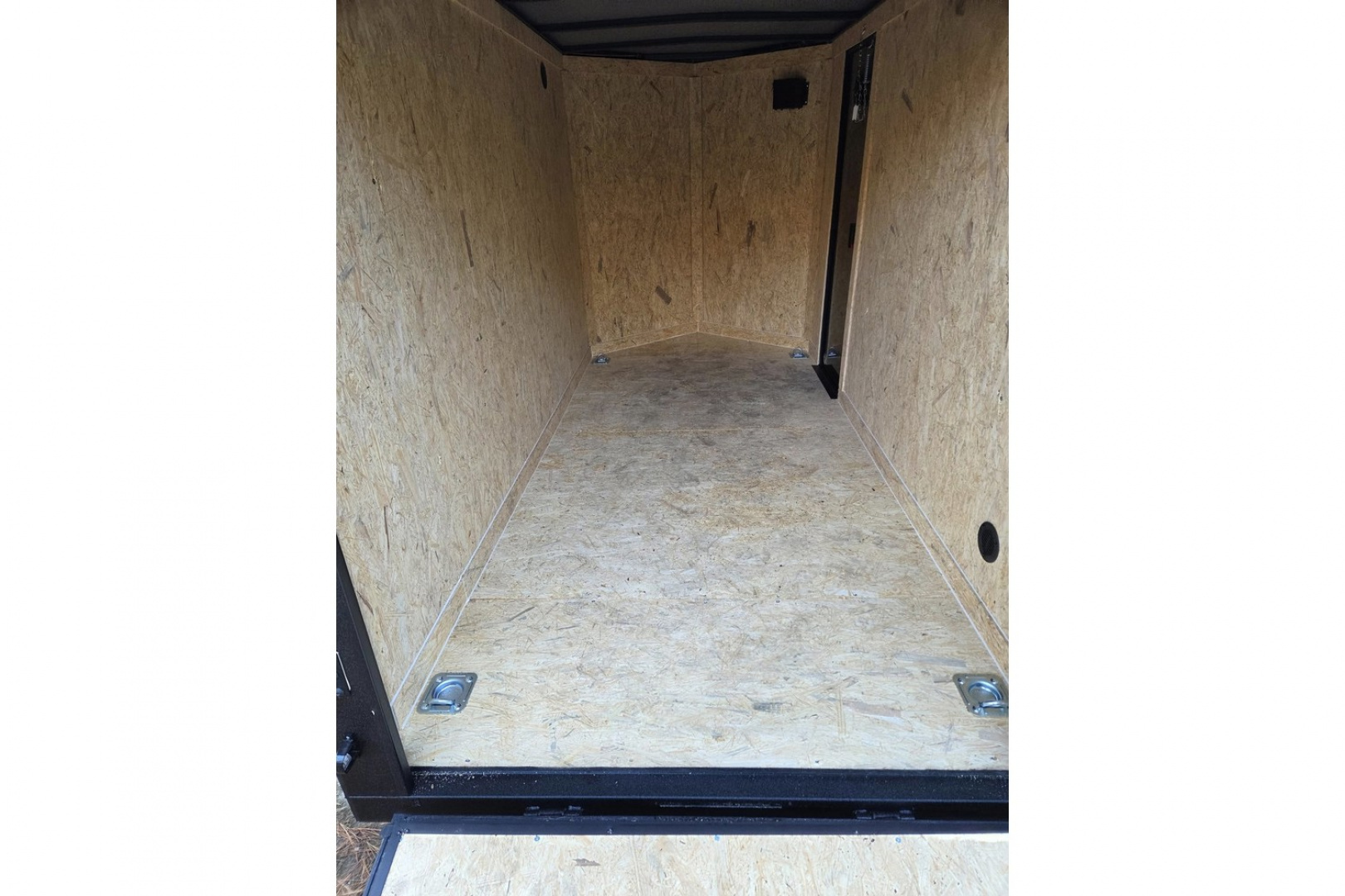 New 2026 5x10 enclosed cargo trailer with black out package - Covered Wagon