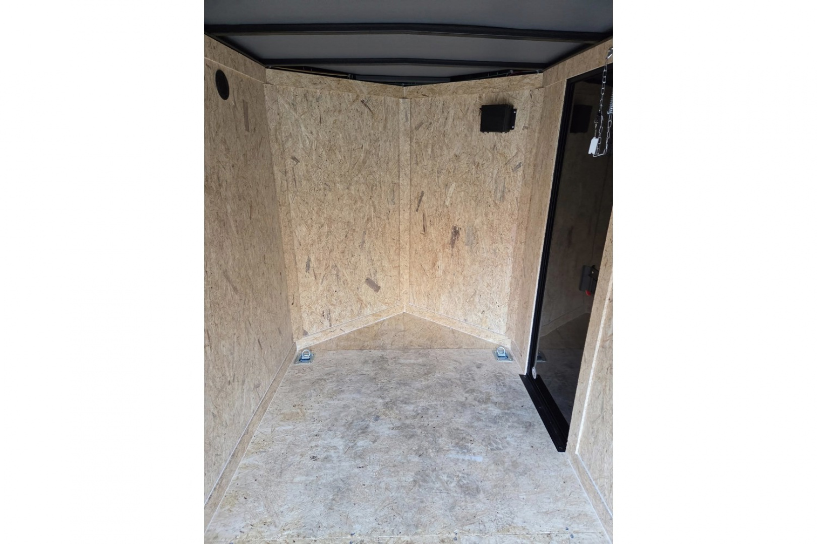 New 2026 5x10 enclosed cargo trailer with black out package - Covered Wagon