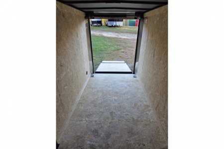 New 2026 5x10 enclosed cargo trailer with black out package - Covered Wagon