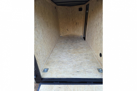 New 2026 5x10 enclosed cargo trailer with black out package - Covered Wagon