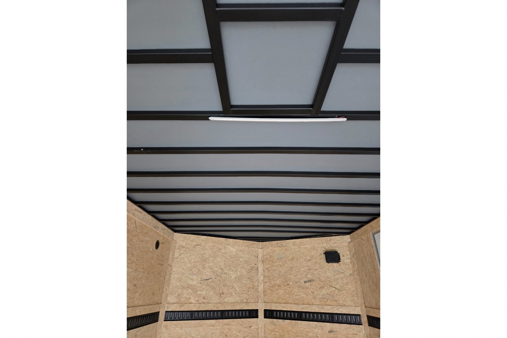 New 2026 8.5x16 extra height enclosed cargo trailer with wall e trac and poly core siding rear ramp door - Covered Wagon