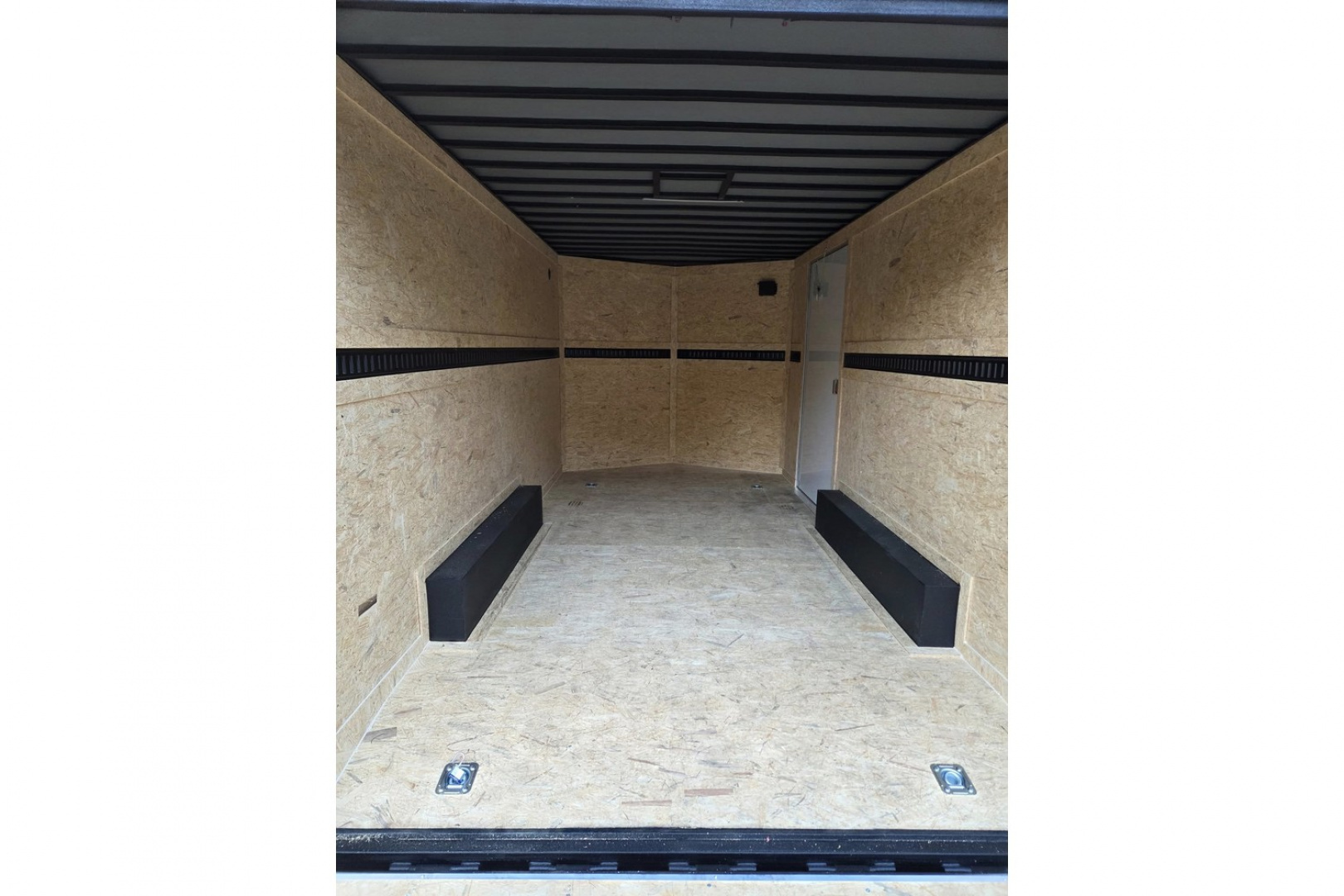 New 2026 8.5x16 extra height enclosed cargo trailer with wall e trac and poly core siding rear ramp door - Covered Wagon