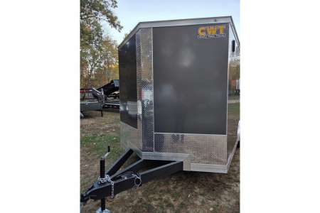 New 2026 8.5x16 extra height enclosed cargo trailer with wall e trac and poly core siding rear ramp door - Covered Wagon