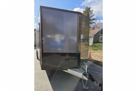 New 2026 8.5x20 extra height aluminum trailer 9990lb gvwr with black out trim package - Nitro