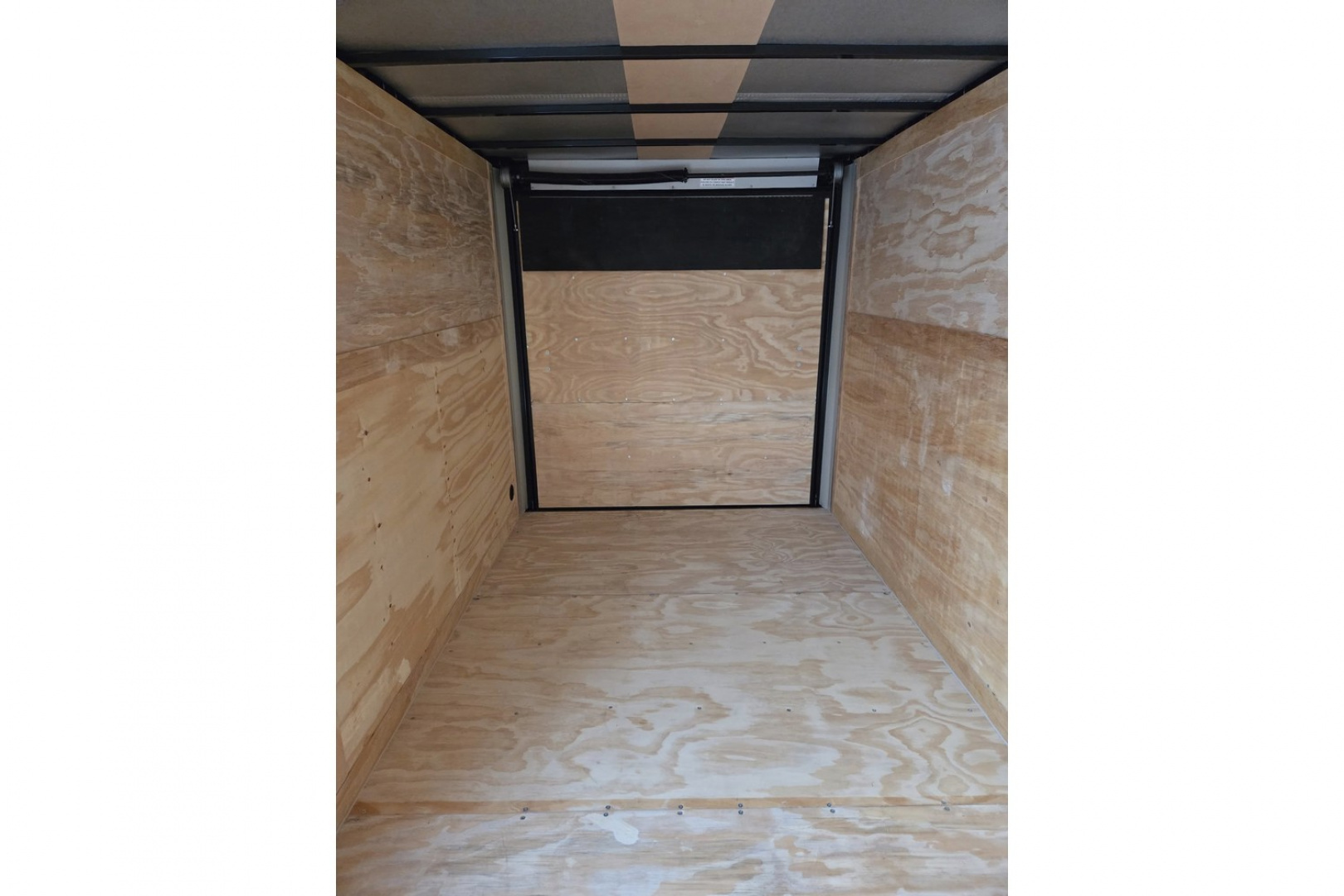 New 2026 7X16 extra height enclosed cargo trailer with black out trim package rear ramp door - Anvil Trailers