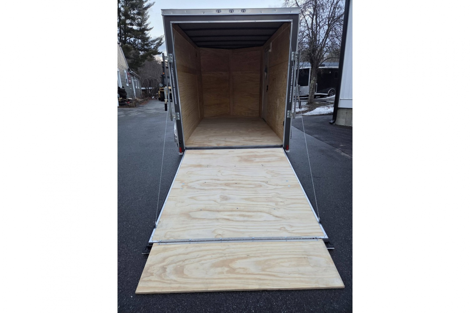 New 2026 6x10 enclosed cargo trailer with rear ramp door - Anvil Trailers