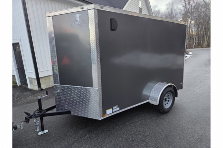 New 2026 6x10 enclosed cargo trailer with rear ramp door - Anvil Trailers