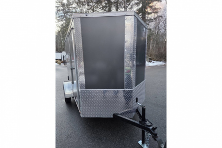 New 2026 6x10 enclosed cargo trailer with rear ramp door - Anvil Trailers