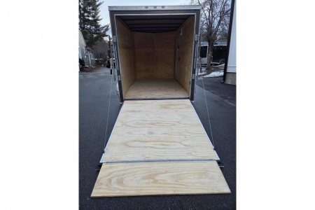 New 2026 6x10 enclosed cargo trailer with rear ramp door - Anvil Trailers