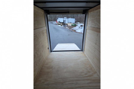 New 2026 6x10 enclosed cargo trailer with rear ramp door - Anvil Trailers