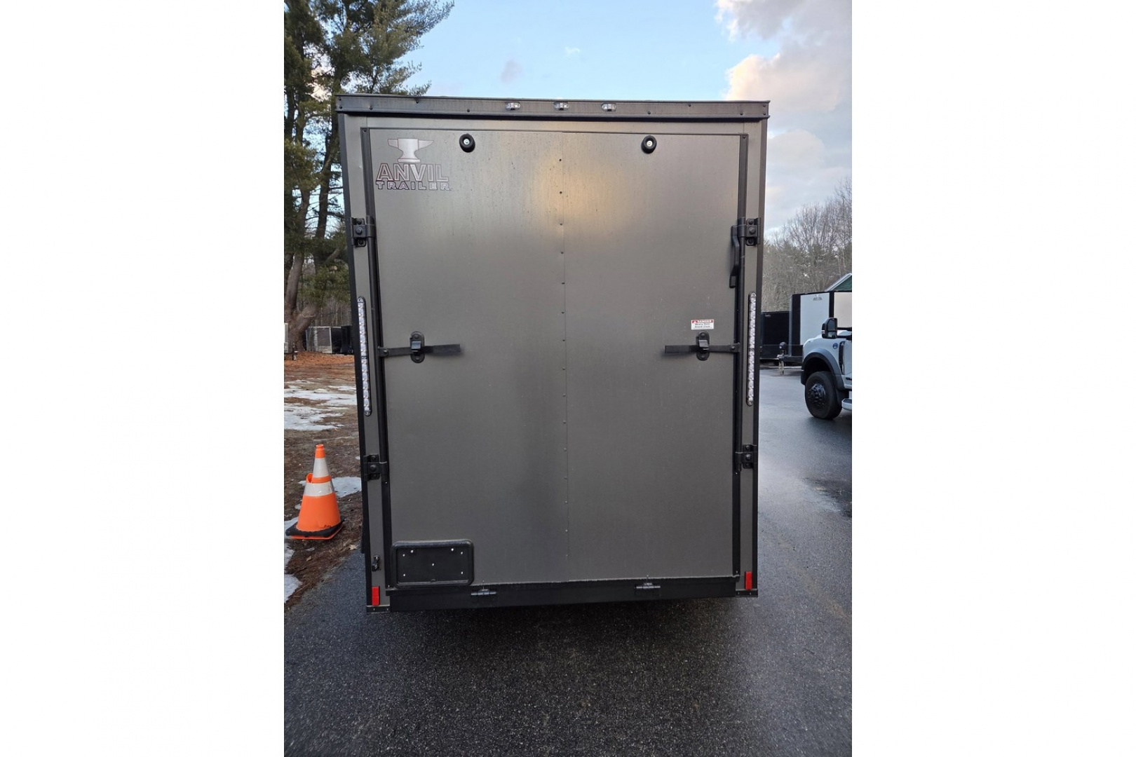 New 2026 6x12 dual axle enclosed cargo trailer with rear ramp - Anvil Trailers