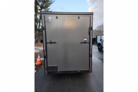New 2026 6x12 dual axle enclosed cargo trailer with rear ramp - Anvil Trailers