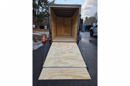 New 2026 6x12 dual axle enclosed cargo trailer with rear ramp - Anvil Trailers