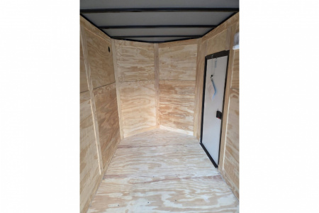 New 2026 6x12 dual axle enclosed cargo trailer with rear ramp - Anvil Trailers