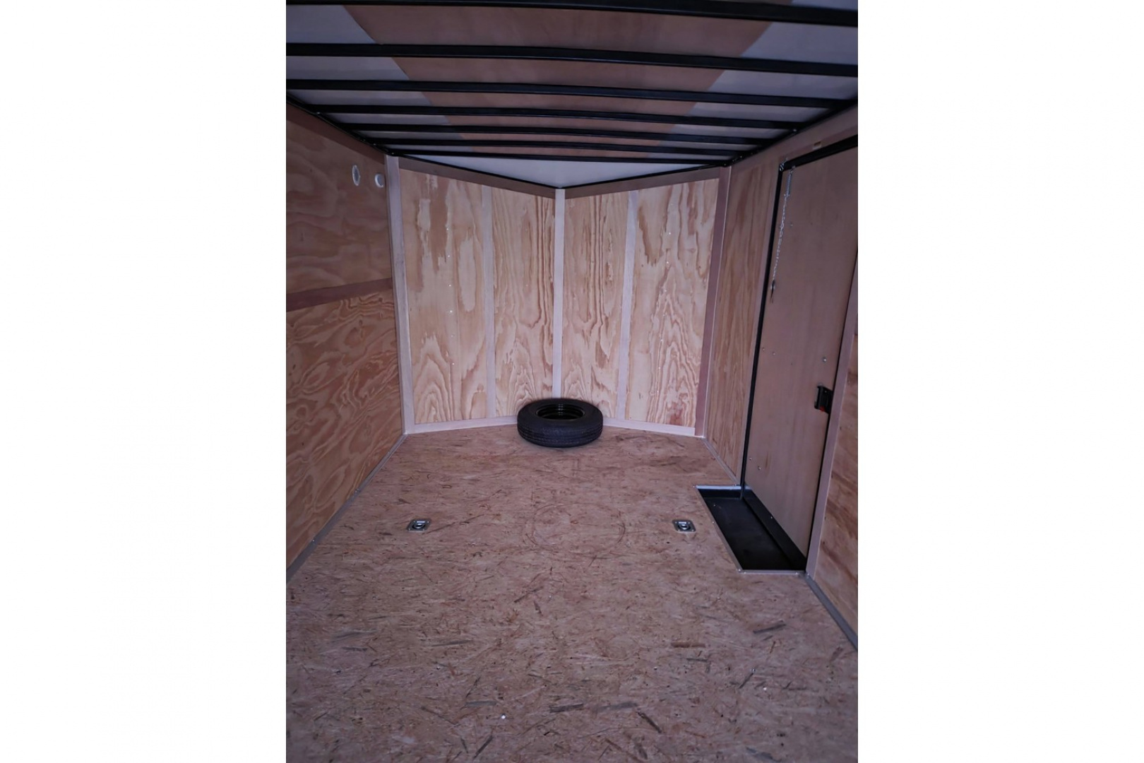 New 2026 8.5X24 9990LB GVWR ENCLOSED CAR HAULER EXTRA HEIGHT WHITE WITH BLAKC OUT TRIM PACKAGE - Haul-About