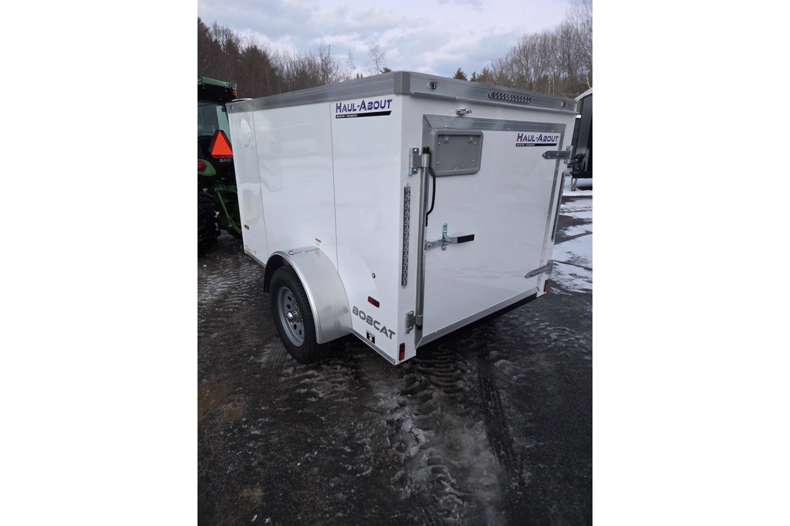New 2026 5x8 cargo trailer rear barn doors - Haul-About