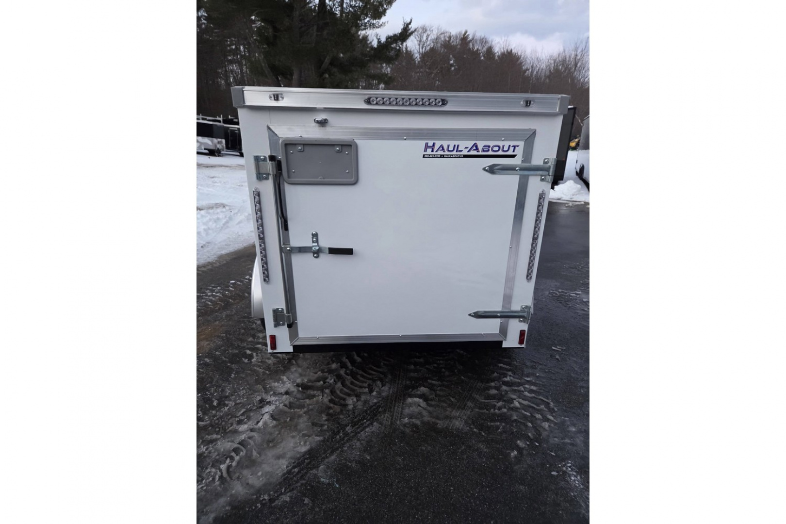 New 2026 5x8 cargo trailer rear barn doors - Haul-About