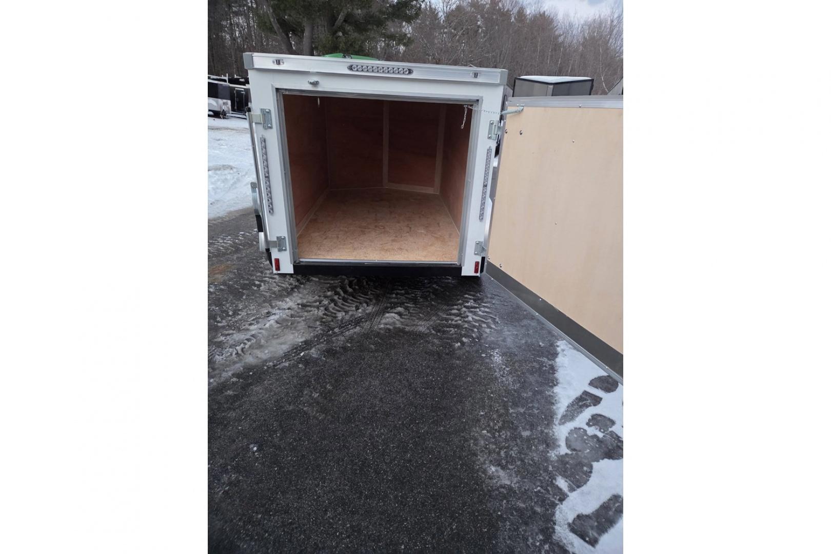 New 2026 5x8 cargo trailer rear barn doors - Haul-About